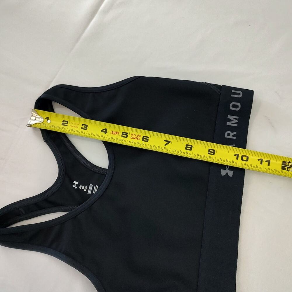 Under armour black workout sports bra womens XS - Picture 6 of 6